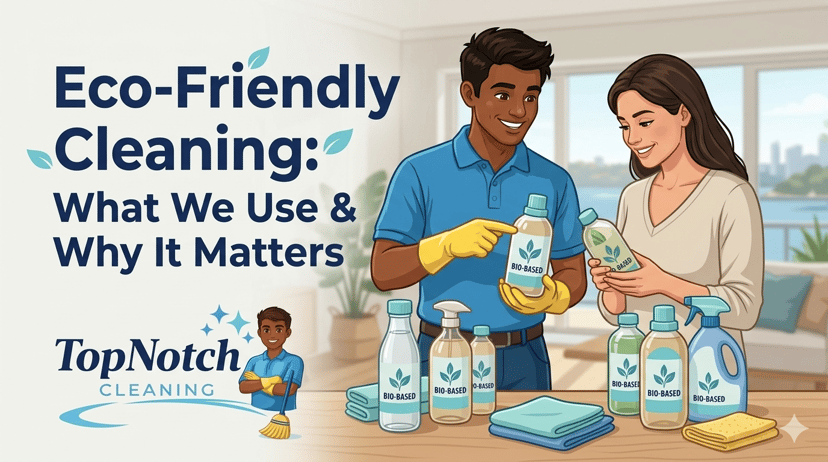 Eco-Friendly Cleaning: What We Use and Why It Matters