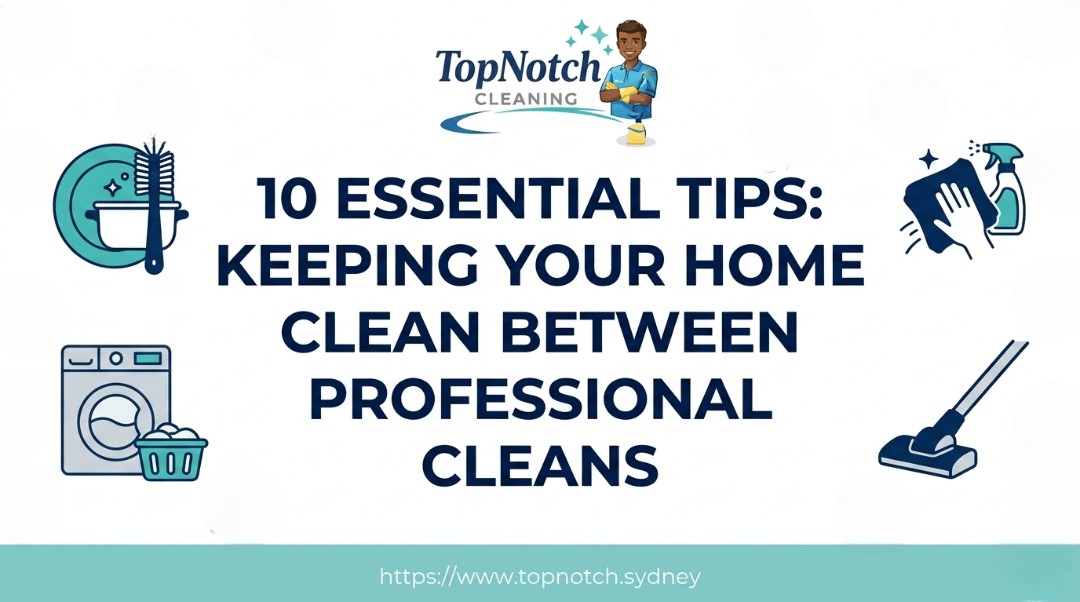 10 Tips for Keeping Your Home Clean Between Professional Cleans
